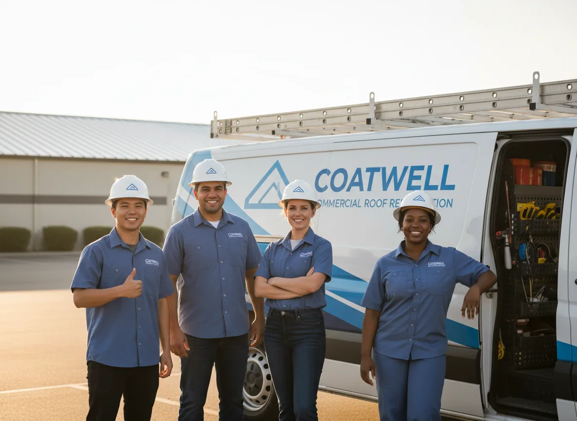 Commercial roof coating company in Oakland, ME